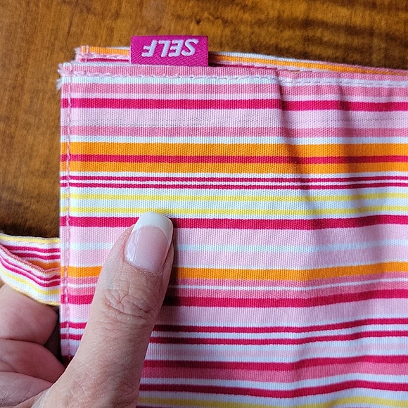 CARIBBEAN STRIPE MINI TOTE - Picture 4 of 7